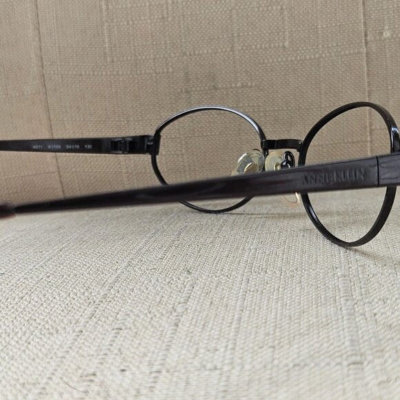 Anne Klein Women Glasses Frame Dark Brown Eye Wear Eyeglasses K1104 Made Italy - Picture 8 of 14